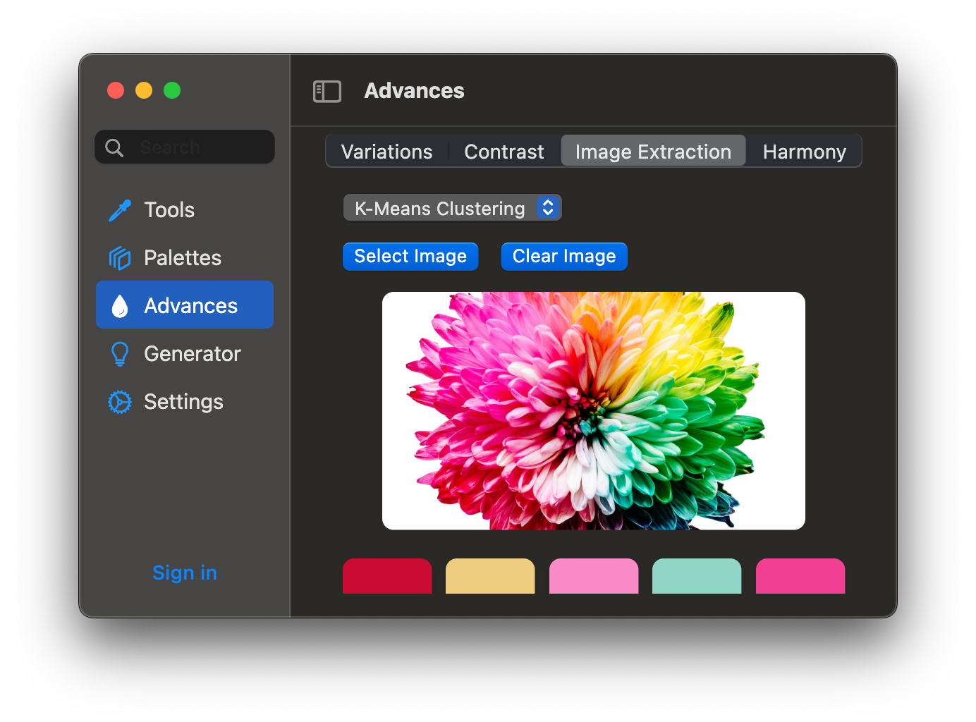 Image extraction